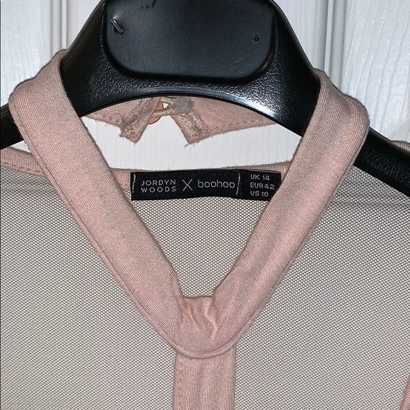 BoohooXJordyn Woods sheer bodysuit - Picture 2 of 3